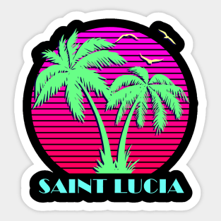 Santa Lucia Sticker